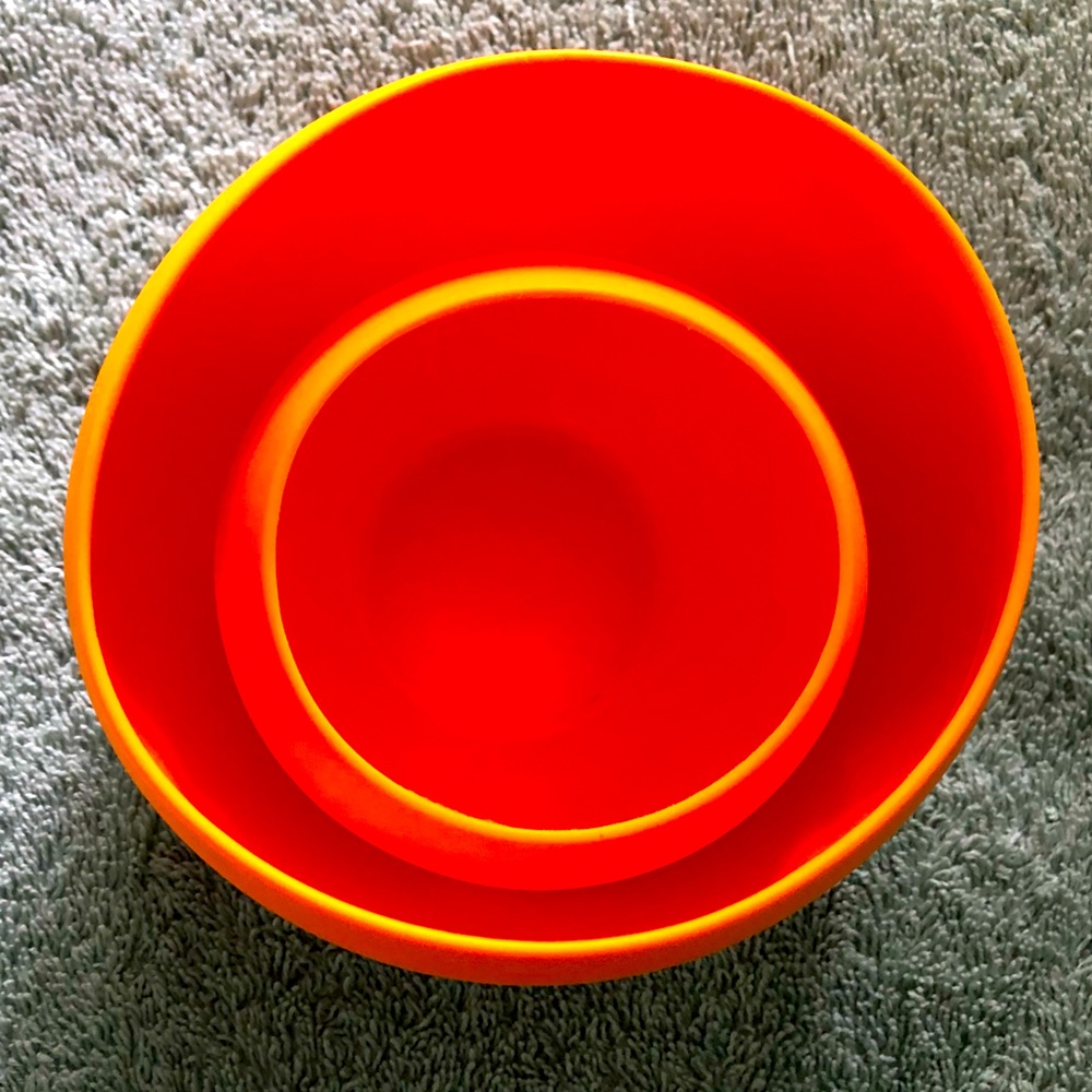 Guyot Designs squishy silicone bowl and cup set for camping, backpacking